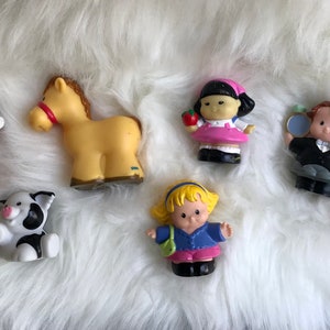 Fischer-Preis Little People Figuren 90er Jahre und Y2K Ära - Vintage Kinderspielzeug