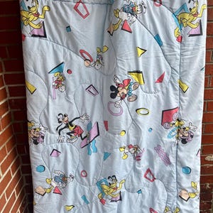 1980s Wuzzles Comforter Blanket, Disney, Vintage Children's