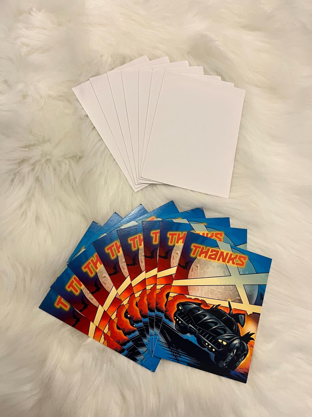 2001 Power Rangers and Batman Birthday Invites and Thank You Cards ...