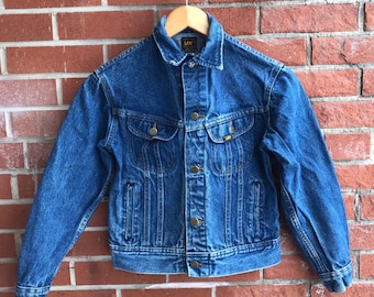 Vintage Denim LEE Jacket Child Youth PATD 153438 Made in USA