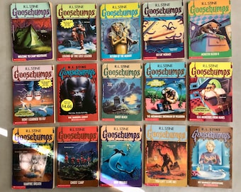 90&#39;s Vintage Goosebumps Original Series Paperback Books by R.L. Stine- Classic Goosebumps, Campfire Collection, Monster Blood Collection Etc