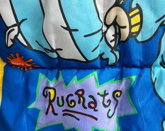 1997 Vintage Nickelodeon RUGRATS Children's Sleeping Bag - 30 X 57
