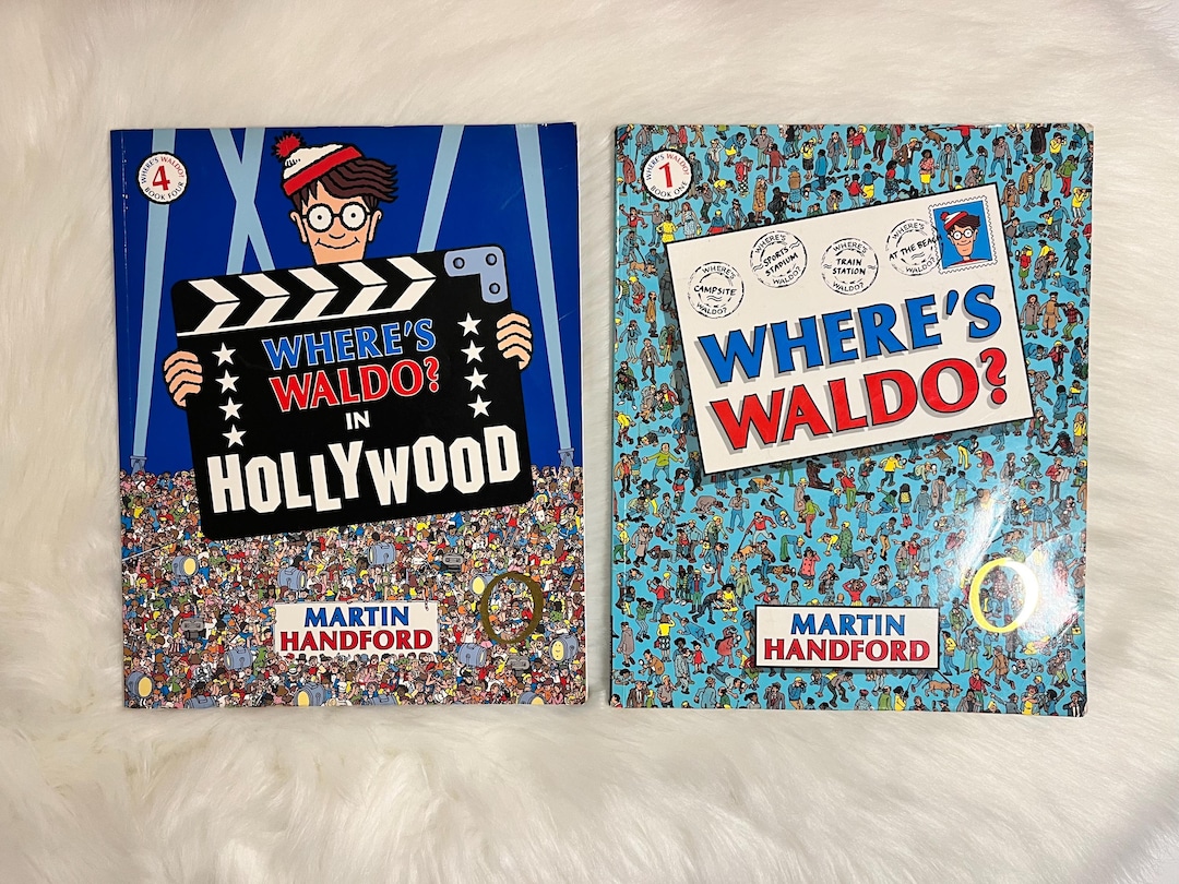 Waldo Rabbit Books 90's Vintage Where's Waldo Paperback Books Lot of 2 - Where's Waldo? in ...