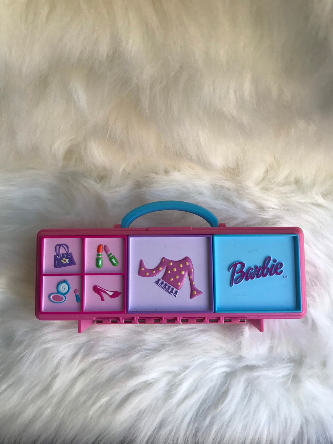 1999 Vintage Barbie Accessory Case Multiple Compartments and Etsy