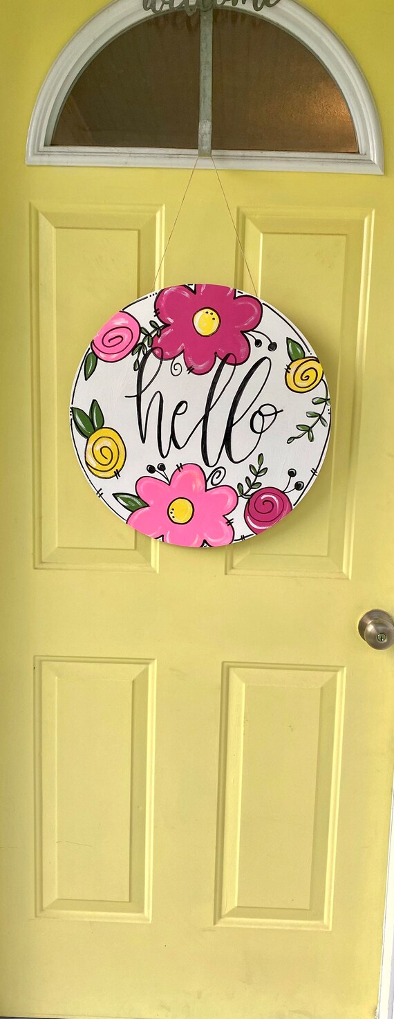 Hand Painted Door Signs Etsy