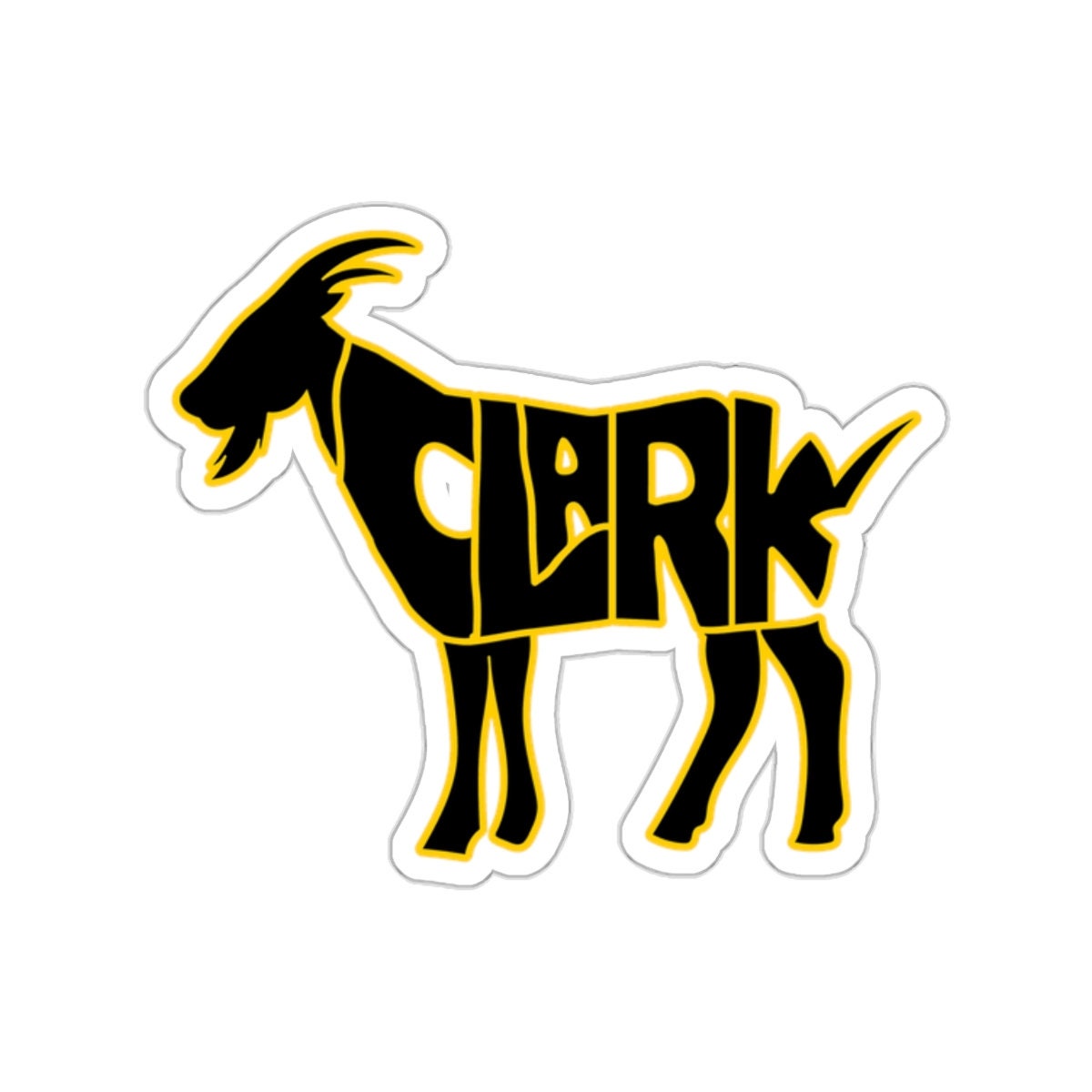 Caitlin Clark Basketball GOAT Sticker, Caitlin Clark Sticker