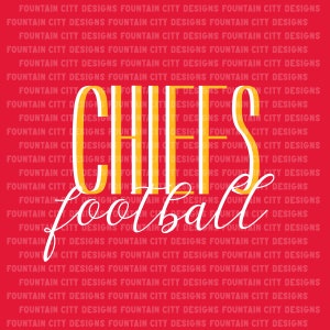 NFL Script Kansas City Chiefs Oversized T-Shirt D01_972