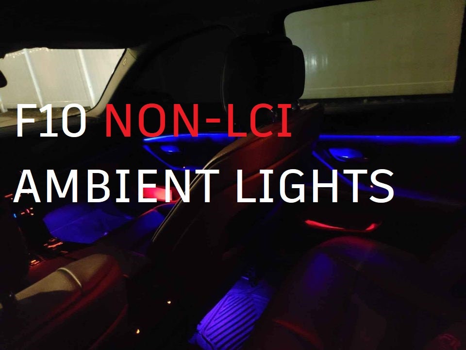4PCS Car LED Cool Laser Courtesy Puddle Lights Ambient Light For BMW  2004-2018