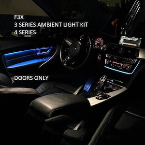 BimmerFinds door ambient light kit For F30 F32 F33 F36 3 Series, 4 Series ambient light kit OEM Plug&Play