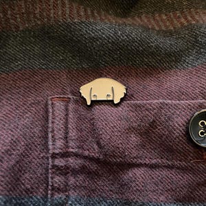 Tiny Golden Retriever Enamel Pin