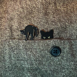 Black Cat Enamel Pin Bundle