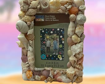 cadre photo coquillage