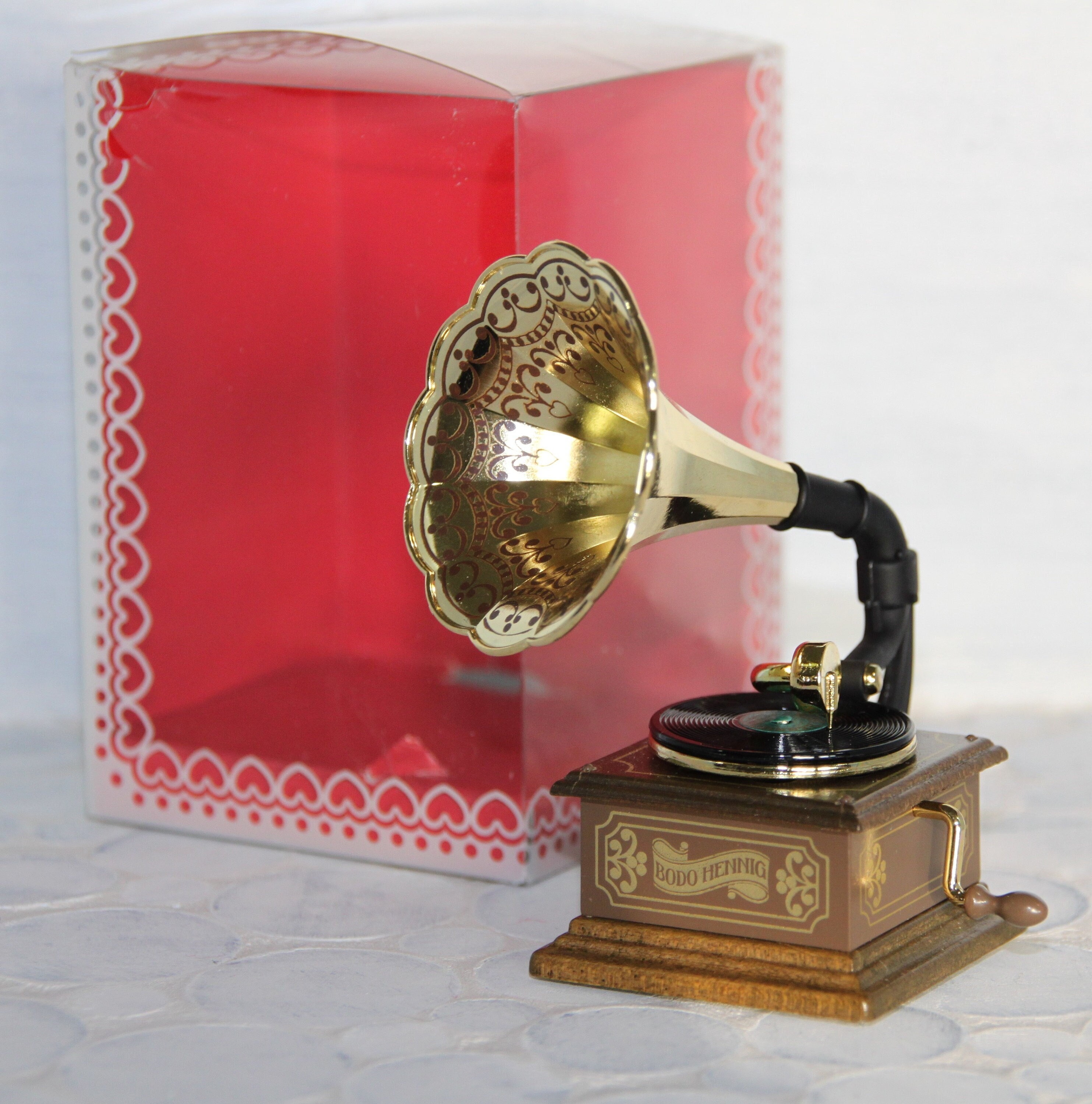 Bodo Hennig, Gramophone, Vintage, Dollhouse, Miniatures Ireland