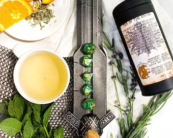 Tea of the Divine | Cleric D&D inspired loose leaf tea | Herbal Tea | Dungeons and Dragons gift