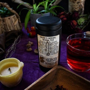 Druid's Herbal Berry Tea | D&D inspired herbal tea blend | Dungeons and Dragons gift