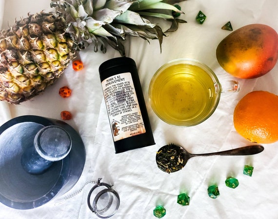 Monk's Ki Improvement | D&D inspired green tea blend | Dungeons and Dragons gift