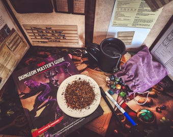 The Master's Blend | D&D DM GM inspired herbal tea blend | Dungeons and Dragons gift
