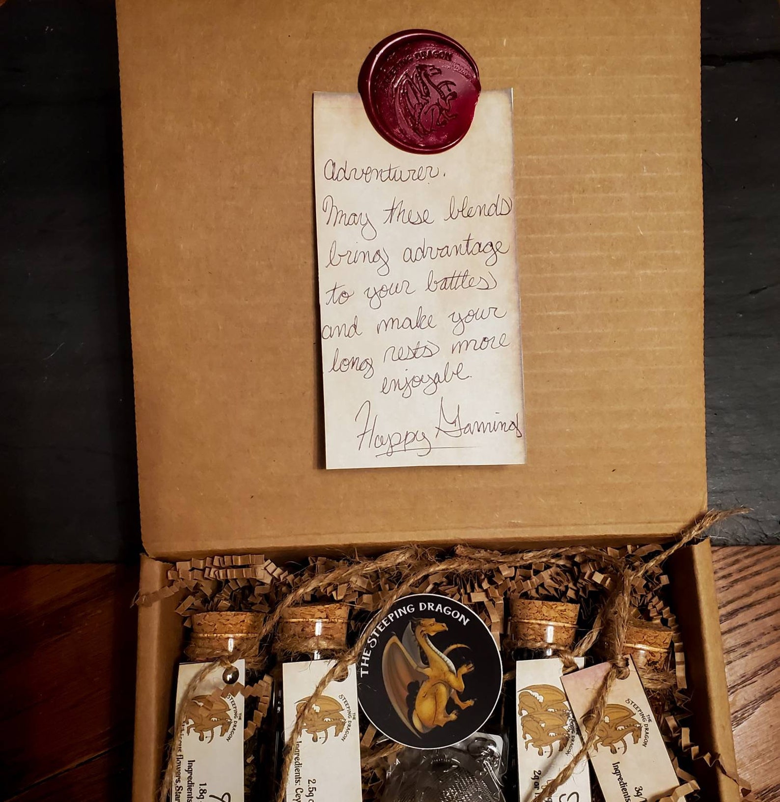 D&D Tea Variety Pack Potion Tube Sampler Loose Leaf Tea - Etsy