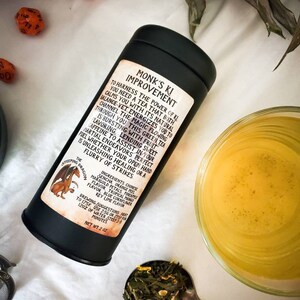 Monk's Ki Improvement | D&D inspired green tea blend | Dungeons and Dragons gift image 3