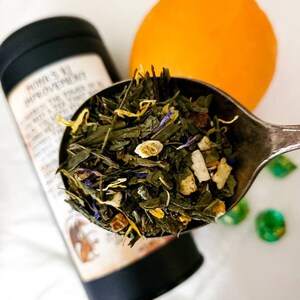 Monk's Ki Improvement | D&D inspired green tea blend | Dungeons and Dragons gift image 2