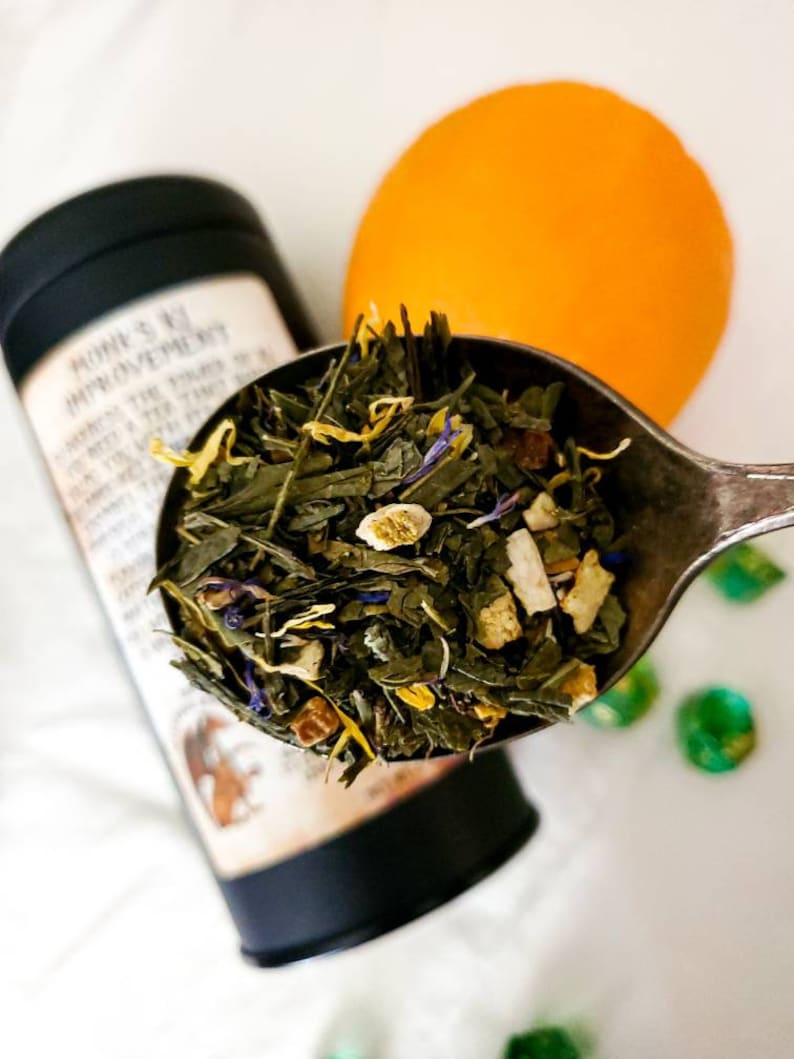 Monk's Ki Improvement | D&D inspired green tea blend | Dungeons and Dragons gift image 2