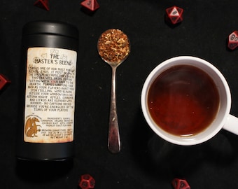 The Master's Blend | D&D DM GM inspired herbal tea blend | Dungeons and Dragons gift