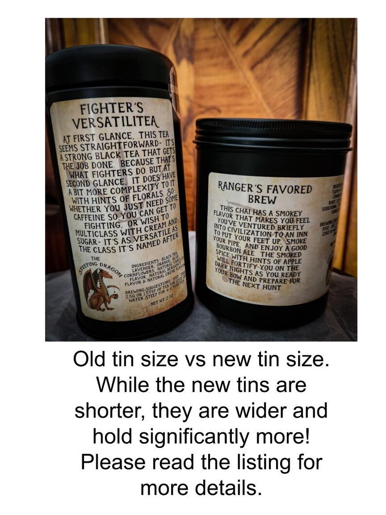 Monk's Ki Improvement | D&D inspired green tea blend | Dungeons and Dragons gift image 5
