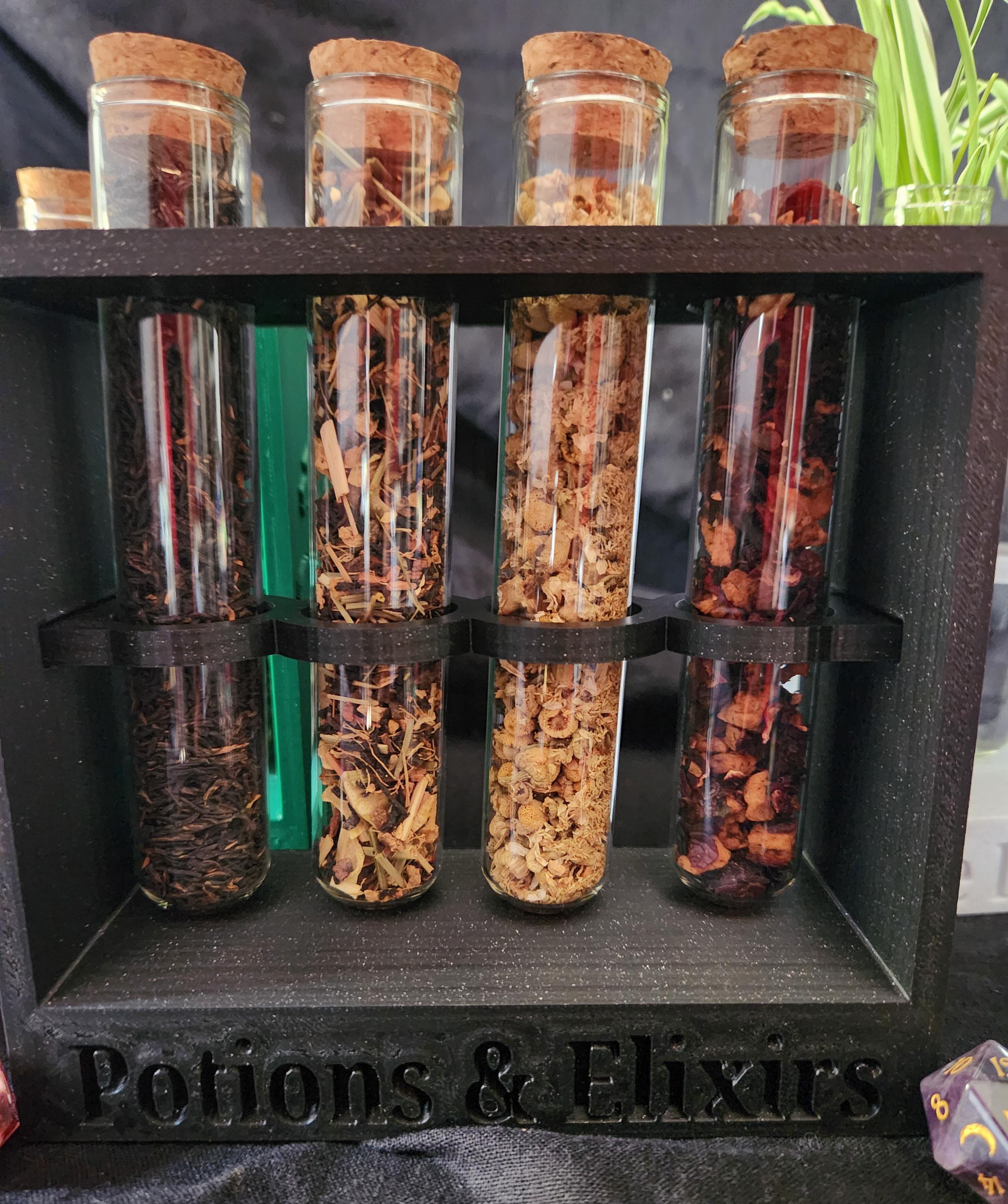 Test Tube and Potion Display Rack | Customizeable | 3d Printed - Etsy