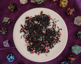 Natural 20 Loose Leaf Tea | Dungeons and Dragons Inspired Black Tea Blend | D&D gift
