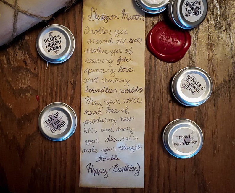 D&D Class Tea Sampler: Dungeons and Dragons Inspired Gift Set 画像 5