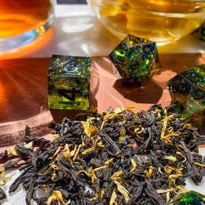 Black Eldritch Tea | Warlock D&D inspired black tea blend | Dungeons and Dragons gift