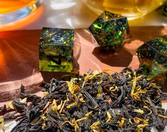 Black Eldritch Tea | Warlock D&D inspired black tea blend | Dungeons and Dragons gift