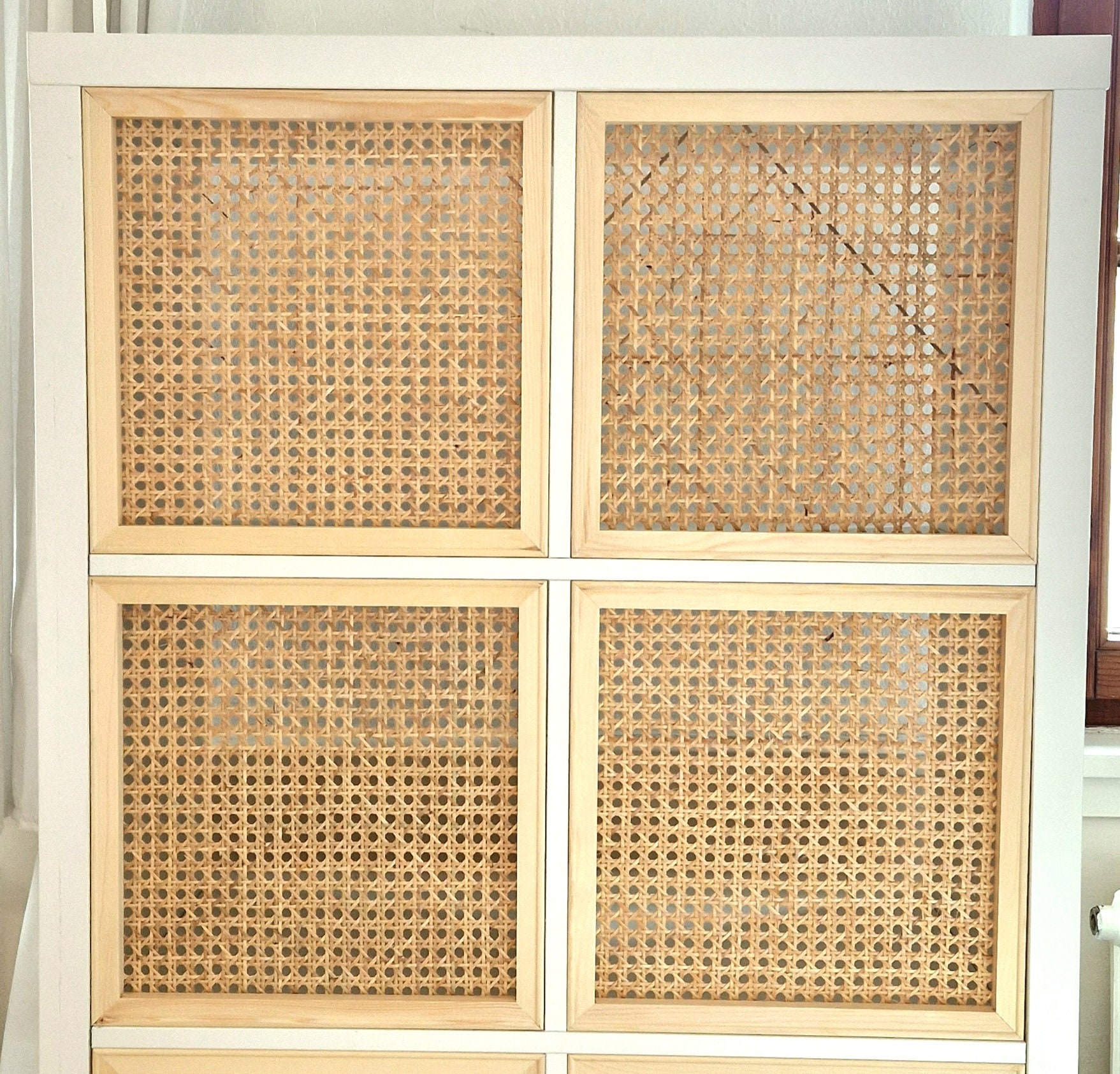 Rattan Kallax Shelf Insert Etsy