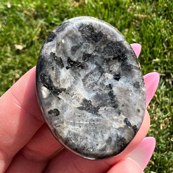 Larvikite worry stone 1 3/4”