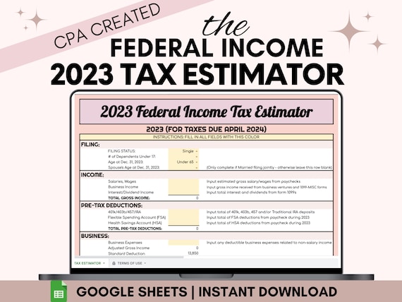 Federal income 2024 tax calculator