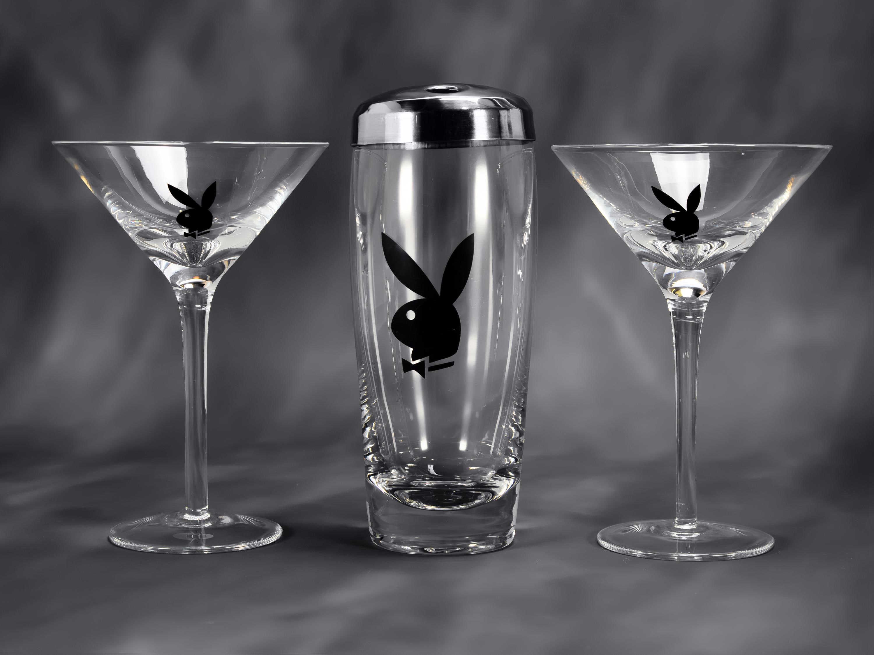 Playboy Drinking Glass Set - Etsy