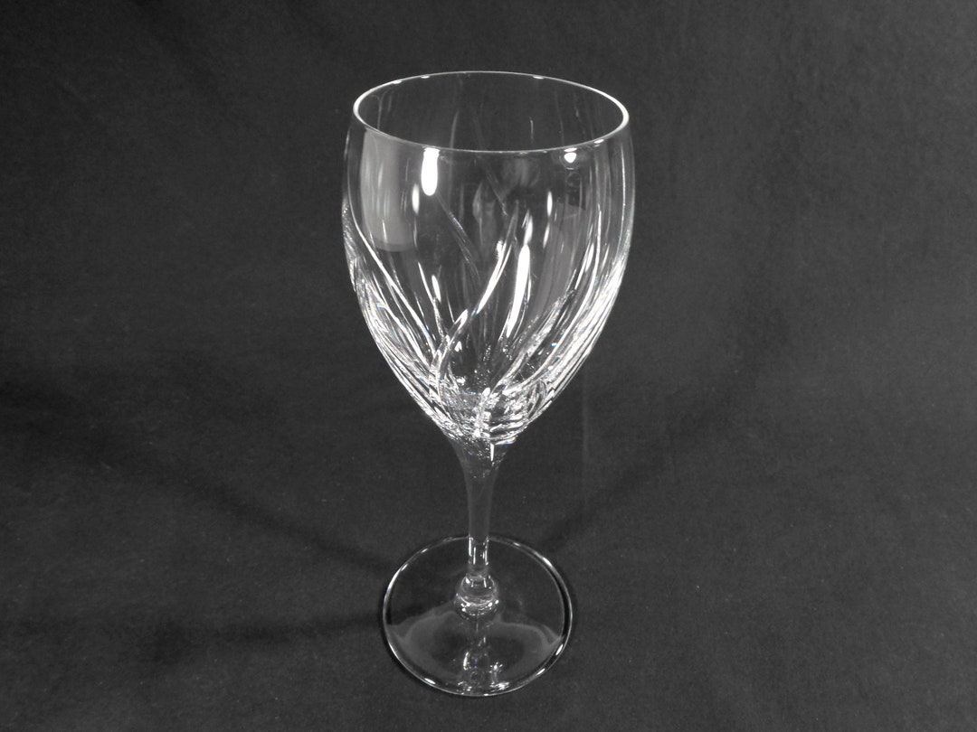 Mikasa Agena Wine Glass Signed Etsy