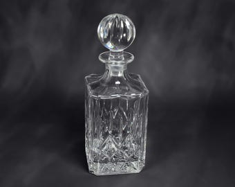 Vintage Block Olympic Square Whiskey Decanter w/Stopper
