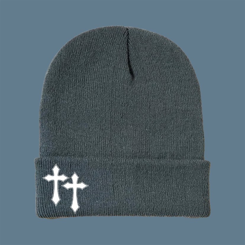 Cross Beanies | Streetwear | Y2K - Etsy Cross Beanies | Streetwear | Y2K - Etsy