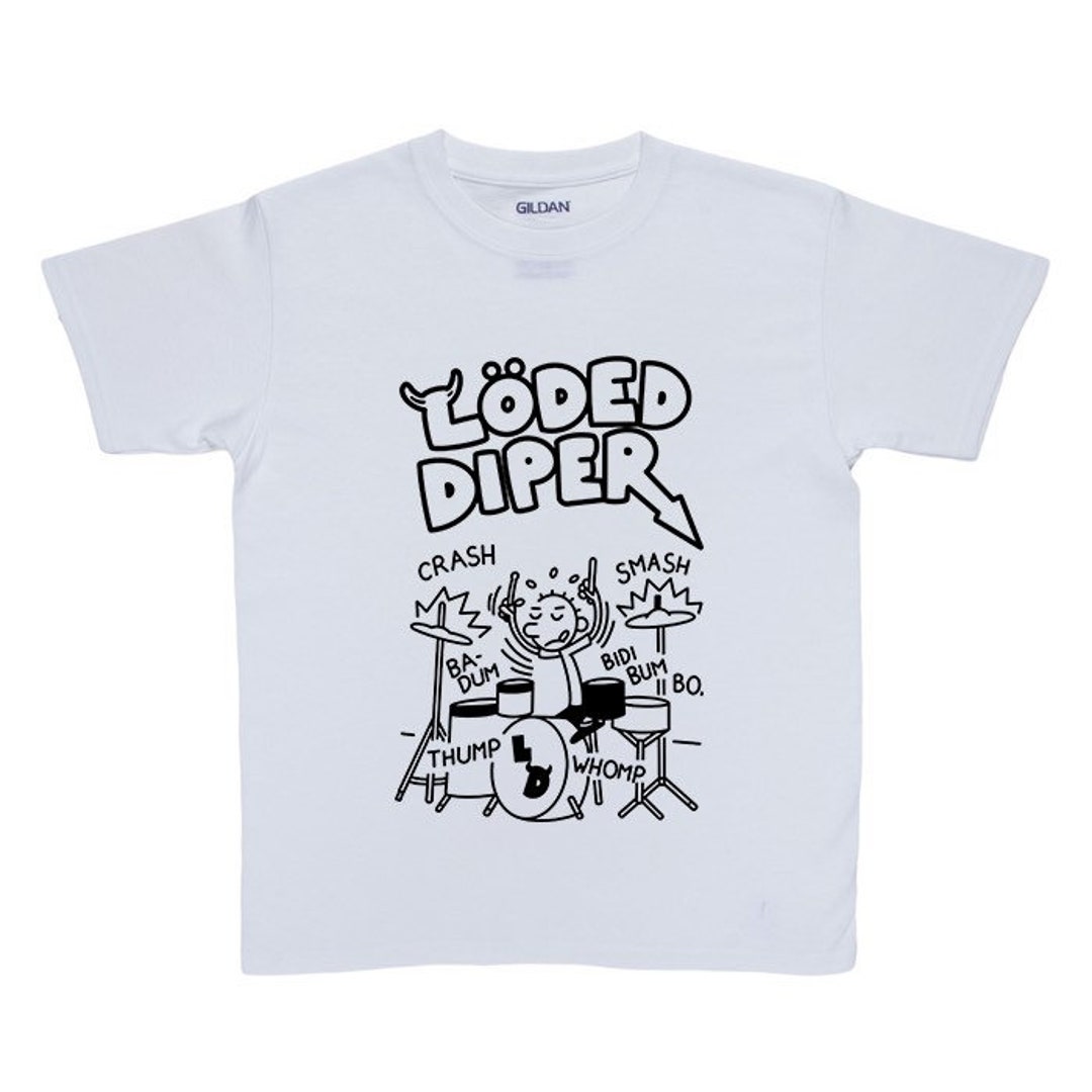 Loded Diper Shirt, Loded Diper Tshirt, Y2k Emo Tee Shirt