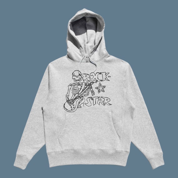 Graphic | Streetwear | Punk Style | Rockstar Hoodie - Etsy