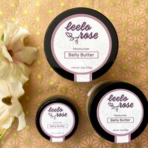 Natural Belly Butter | Organic Stretch Mark Cream | Pregnancy Gift