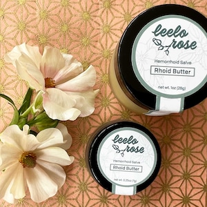 Natural Hemorrhoid Butter | Hemorrhoid Cream | Organic Ingredients | Natural Fast Acting Relief | Soothing Balm
