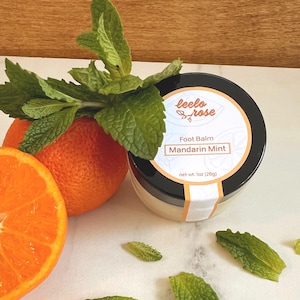 Pedi Butter Foot Balm – Natural Cracked Heel Cream with Shea Butter, Peppermint, Tea Tree | Organic Foot Care | Dry Skin Treatmen