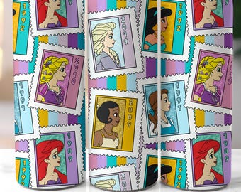 Princess Tumbler, Magical Tumbler, Cute Tumbler, Theme Park Tumbler, Gift For Her, Gift