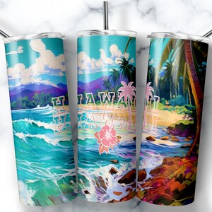 Hawaii Tumbler, State of Hawaii Tumbler, Hawaii Cup, The Aloha State Tumbler, Beach Tumbler, Paradise Tumbler, Summer Tumbler