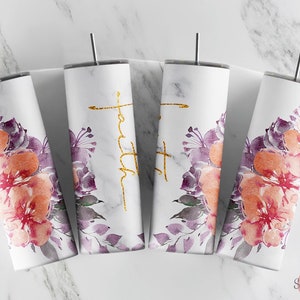 Faith Decal, Religious Tumbler, Christian Tumbler, Bible Verse Tumbler, Jesus Tumbler, God Tumbler, Gift For Her