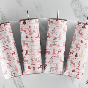 Christmas Tumbler, Christmas Tree Tumbler, Christmas Cup, Winter Tumbler, Gift for Her, Sublimated Tumbler, Christmas Gift