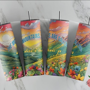 Hiking Tumbler, Mountains  Adventure Tumbler, Camping Tumbler, Wild Adventure Tumbler, Sublimation Skinny Tumble, Climbing Cup, Travel Gift