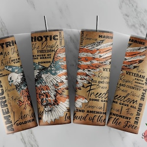 We The People Tumbler, USA Tumbler, We The People Cup, Veteran Cup, American Tumbler, United States Tumbler, Bald Eagle Tumbler